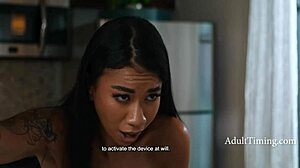 Ebony Chanel Fingers White Girlfriend Ameena