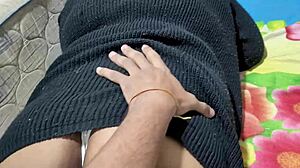 Professora receives a surprise and has a great squirt