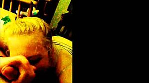 Big Tits Blonde Teases With Blowjobs And Handjobs