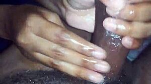 desi neighbour gives a quick handjob to teen