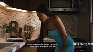 Ebony Chanel Fingers White Girlfriend Ameena