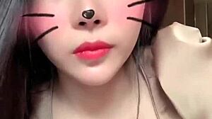 girl masturbates big tits on bigo live