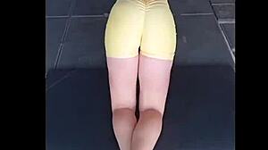 Nicole Medallo sweats to please males with her body!