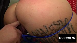 Louise lee gasps, 'how does it feel to get pounded hard?'