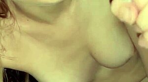 curly haired girl fucks hard in studio