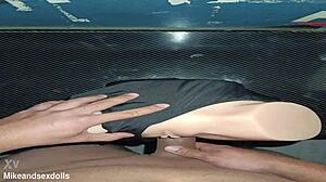 trailer sexo anal intenso con candy en traje de baño.