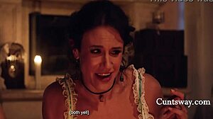 two girls use hitachi to help a ghost cross over - lana small, august skye, penny barber