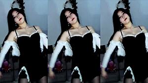 Chinese Girl Performs Sexy Dance Routine