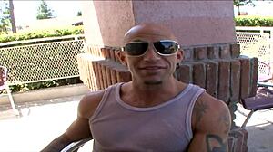 Megan Monroe shows off her perfect boobs in doggystyle