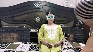 gorgeous indian housewife shabnam deepthroating her lover's cock