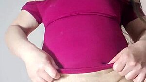 Blonde Pretty Latina Colombian Madrastra With Giant Cameltoe Masturbates For Her Hijastro In Marked Leggings