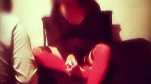 Almost caught fucking brother-in-law by sister in heels and stockings 😏