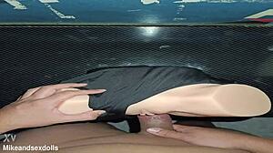 trailer sexo anal intenso con candy en traje de baño.