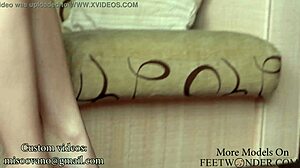 is this hot woman teasing with her heels and legs?