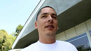 Horny couple getting passionate and wet.