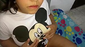 colombian wife tired of life sucks neighbor's cock