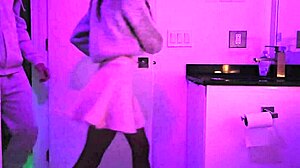 teen fucked club toilet party