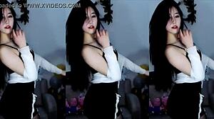 Chinese Girl Performs Sexy Dance Routine