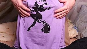 Amateur Wife Tickled in Light BDSM Nipple Play