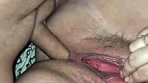 uh, spreading her pussy open for that intense anal sex session