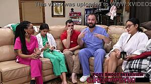 aria nicoles gets yearly physical with speculum spreading at girlsgonegyno