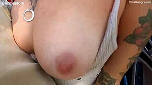 Teen brunette gets public anal in nature