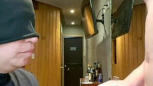 Girlfriend In Dorm Licks And Swallows Cum In Mouth