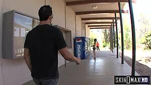 Cali Lakai Rides Big Dick Doggystyle Sloppy Blowjob Cumshot Deepthroat