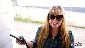 WATCH Gwen Swallow That Cumshot!