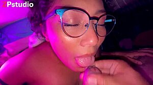 my stepsister dafri has an angel face but devil mouth with cum on her face, she's so pervverted