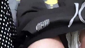 Petite Latina Gives Handjob Until He Cums Loads!