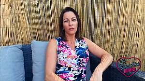 Kyara the naughty french milf nurse is testing her slutty limits outdoors