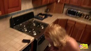 Upset Busty Brunette Gets Cheered Up After Banging Her Blonde Lesbian Girlfriend With A Strapon