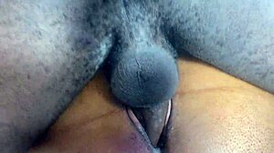 He penetrates long cock into my pussy