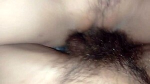 does her wet pussy swallow his big cock?