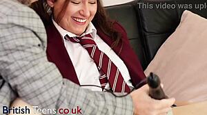 I taught hot college student an orgasm denial lesson.