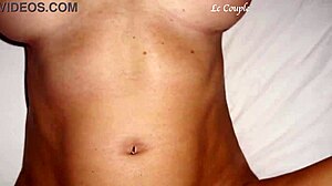 Real amateur couple's pov blowjob leads to huge creampie in shaved pussy