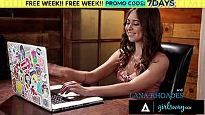 Adorable Petite 18+ Riley Reid Enjoys Passionate Encounter With Gorgeous Masseuse Lana Rhoades