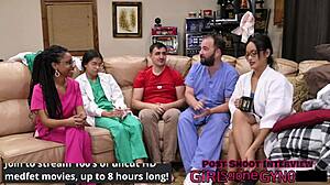 aria nicoles gets yearly physical with speculum spreading at girlsgonegyno