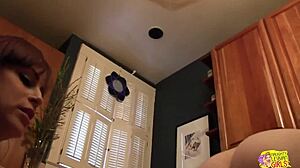 Upset Busty Brunette Gets Cheered Up After Banging Her Blonde Lesbian Girlfriend With A Strapon