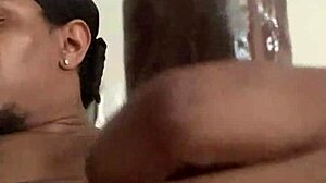 Bored and horny with big black cock masturbation!