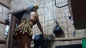 the new porn rebel goddess does her first erotic dance for latin fans, so sexy with big tits