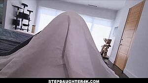 Stepdaughter4k - Petite 18+ Small 18+ Tits Blonde Teen 18+ Stepdaughter Creamy Orgasm During Morning Family Sex With Big Cock Stepdad Pov - Maria Kazi Allen Swift