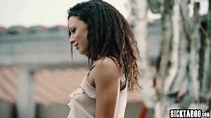 Milf cassie del isla explores barcelona and enjoys rough anal sex with fingering and doggystyle