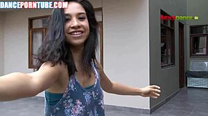 Mexican Teen 18+ Performs Seductive Dance In Booty Shorts