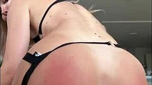 Amateur Compilation of Tight Ass Fucking and Squirting with Big Dildo