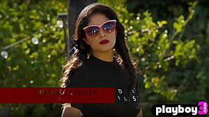 All Natural Latin Milf Model Poses In Lingerie Revealing Hot Big Ass And Tits