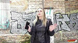 Russian Girl Aura Sin's Hard Anal Casting by Big Dick Agent