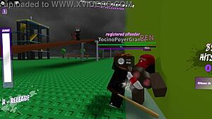 Continuation of Fucking Girls with Big Black Cocks in Fun Cumbat Roblox