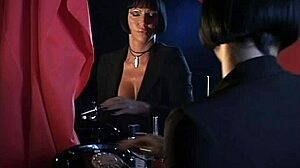 Two Italian sluts in interracial threesome with foot fetish.